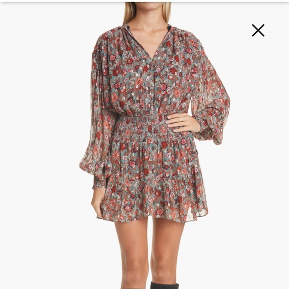 Ramy Brook Blake Floral Mini Dress - Picture 3 of 16